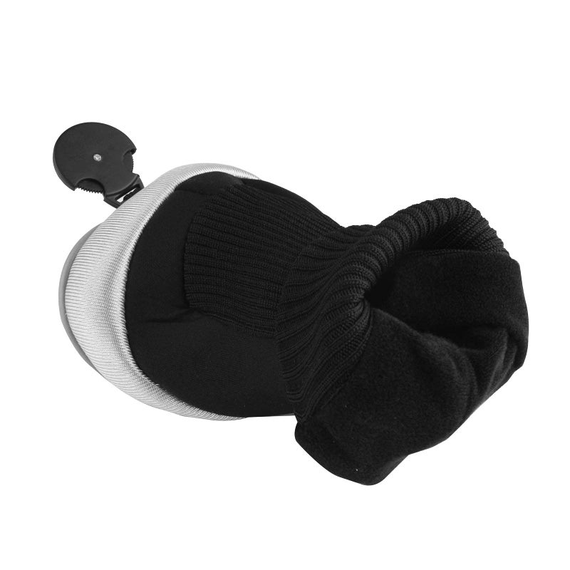 Andux Golf Hybrid Club Head Covers with Dial No. Tag Pack of 3 (All The Same Size) Black/Grey - Image 4
